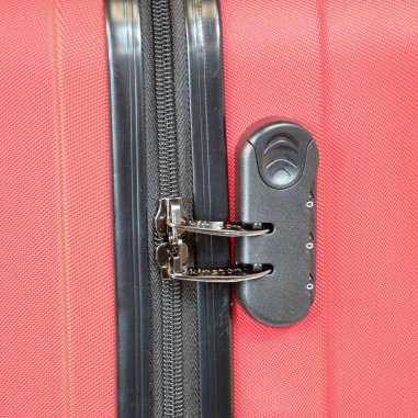 Moscou - Set de 3 valises rigides coque ABS Rouge