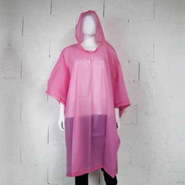 PONCHO - CAPE DE PLUIE FUCHIA