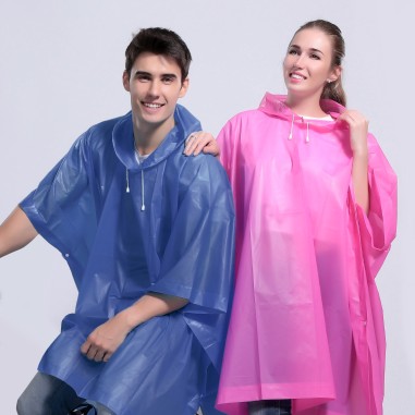 PONCHO - CAPE DE PLUIE FUCHIA