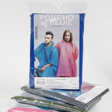 PONCHO - CAPE DE PLUIE FUCHIA