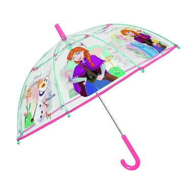 PARAPLUIE ENFANT TRANSPARENT REINE DES NEIGES 2