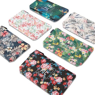 Pochettes fleurs jungle