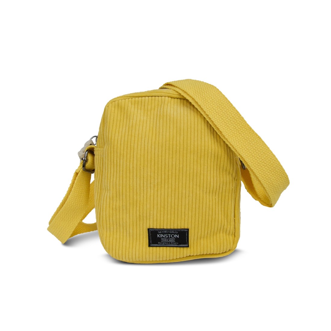 SACOCHE TEXTILE BANDOULIERE JAUNE