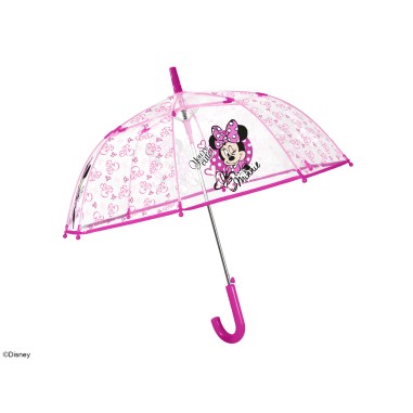 PARAPLUIE ENFANT TRANSPARENT MINNIE