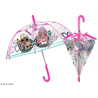 PARAPLUIE TRANSPARENT AUTOMATIQUE LOL