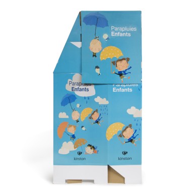 BOX PARAPLUIE CARTON ENFANT