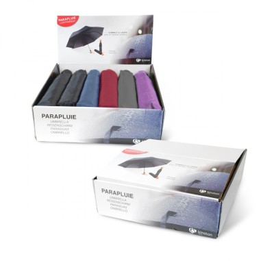 PARAPLUIE MANUEL (PRESENTOIR DE COMPTOIR 12 PCS)