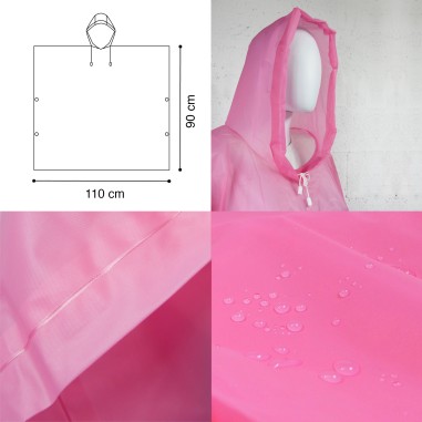 PONCHO - CAPE DE PLUIE ENFANTS / COULEURS ASSORTIES