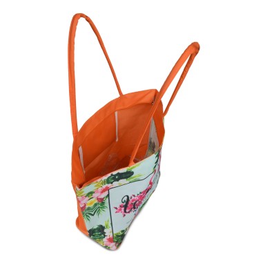 SAC PLAGE TEXTILE ORANGE