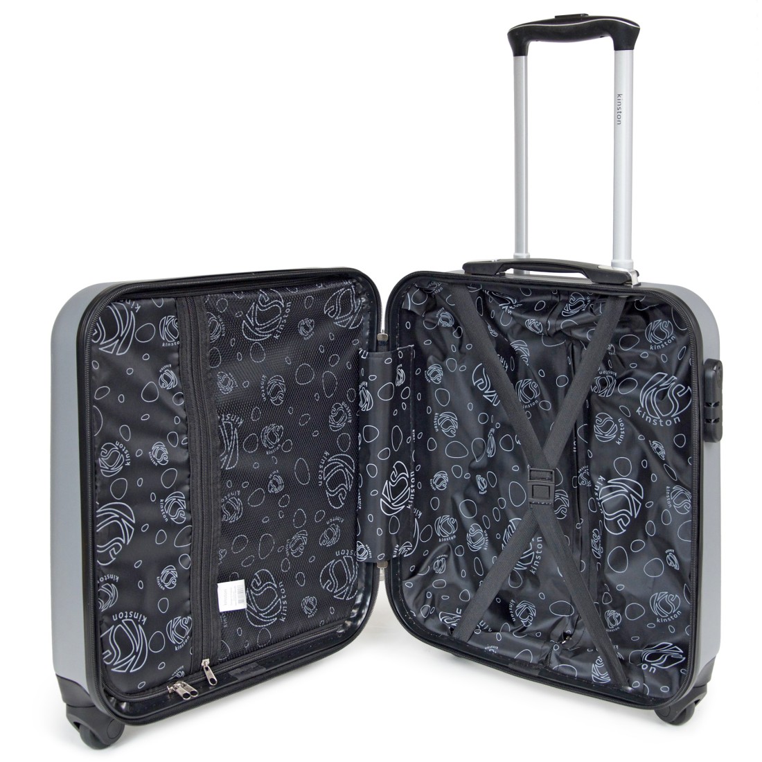 AUSTIN - VALISE CABINE GRISE ABS LOW COST