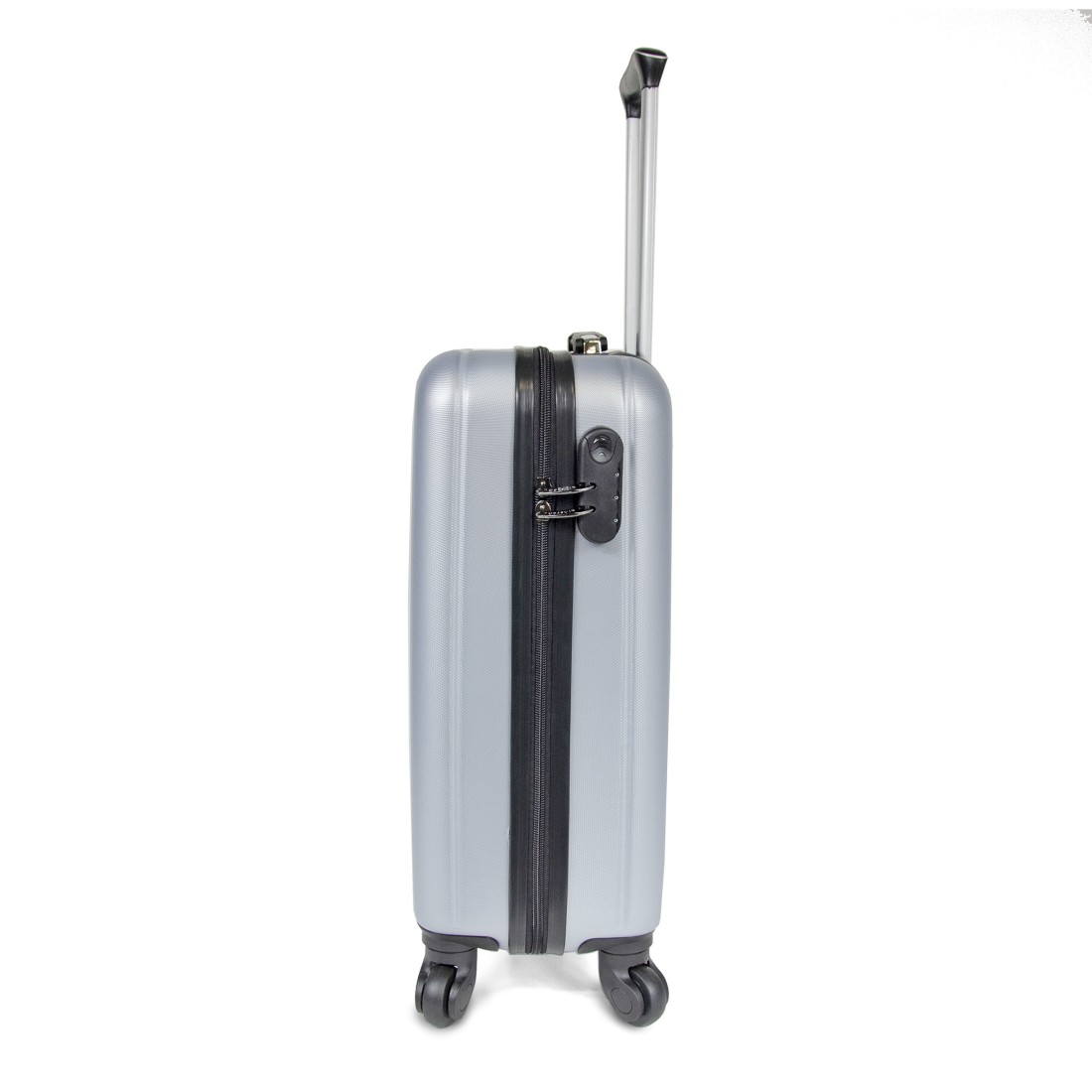 Buenos Aires - Valise rigide Gris clair en ABS pour cabine 