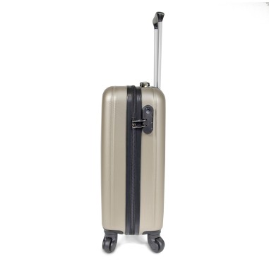 Buenos Aires - Valise rigide en ABS Couleur Champagne pour cabine 