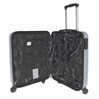 Buenos Aires - Valise rigide Gris clair en ABS pour cabine 