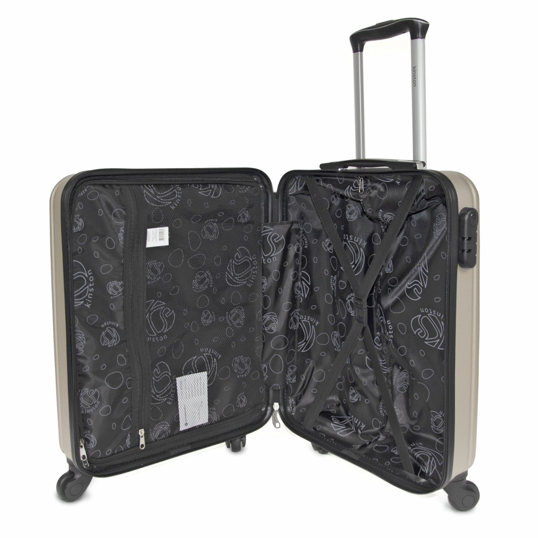 Buenos Aires - Valise rigide en ABS Couleur Champagne pour cabine 