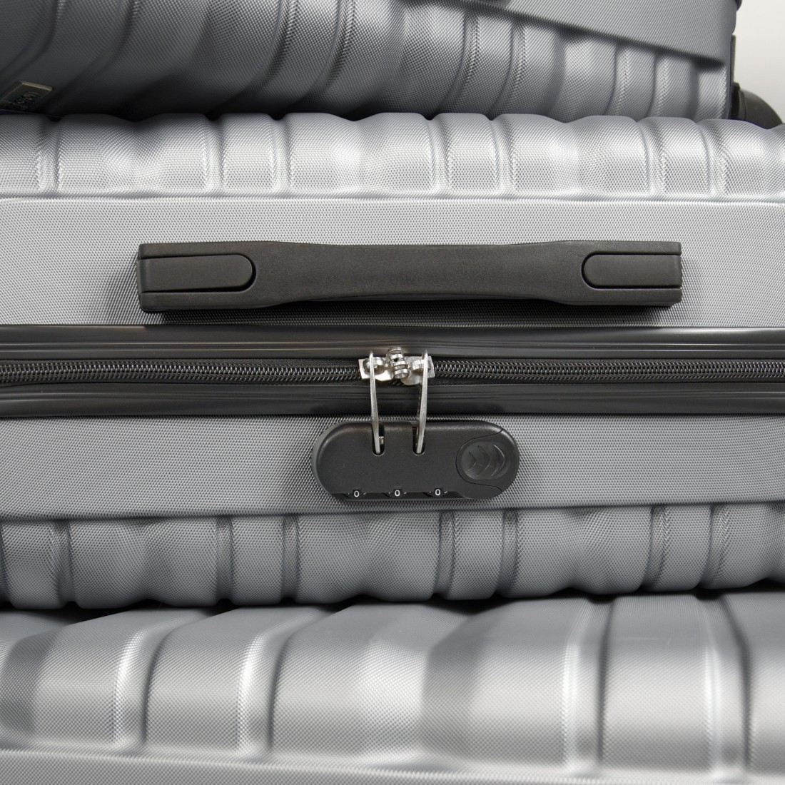 SET DE 3 VALISE ABS - 1 GRAND MODELE + 2 VALISES CABINE "LOW COST"