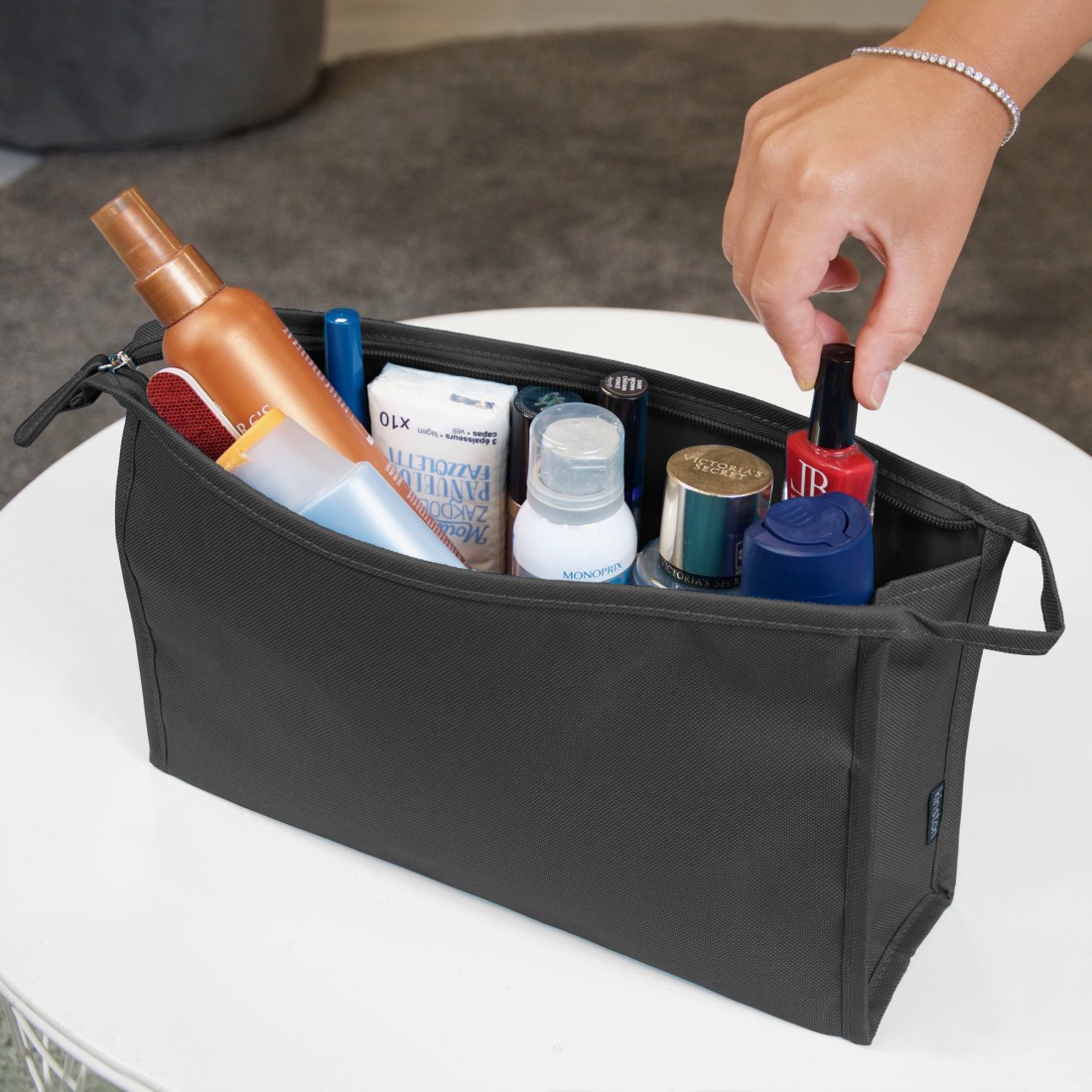 TROUSSE DE TOILETTE TEXTILE