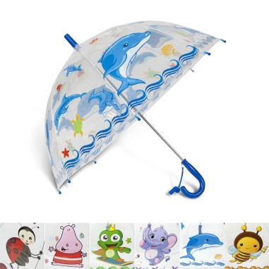 PARAPLUIE TRANSPARENT IMPRIME