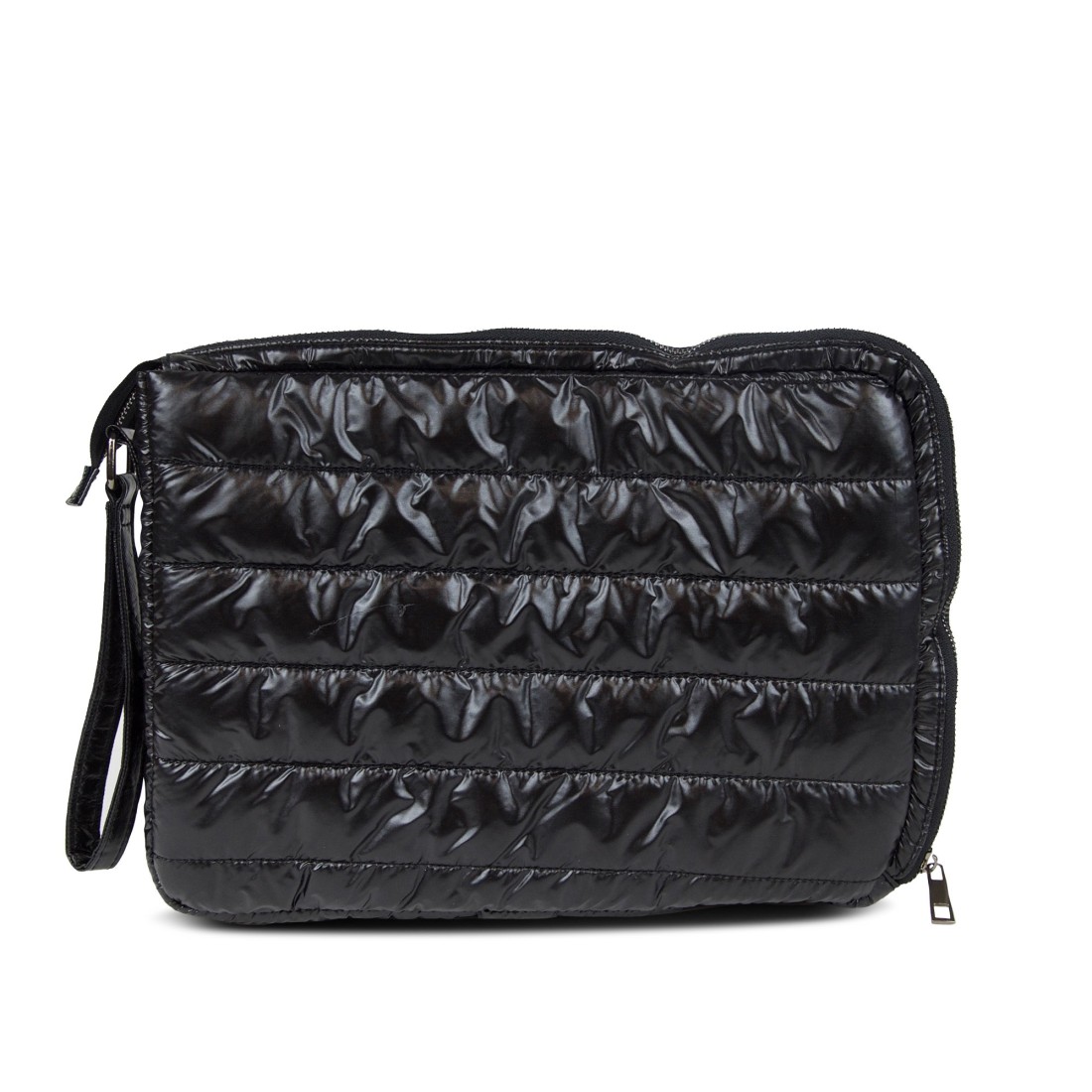 POCHETTE ORDINATEUR NYLON MATELASSE NOIR