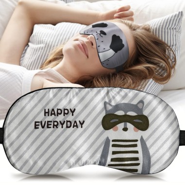 MASQUE DE SOMMEIL TEXTILE IMPRIME