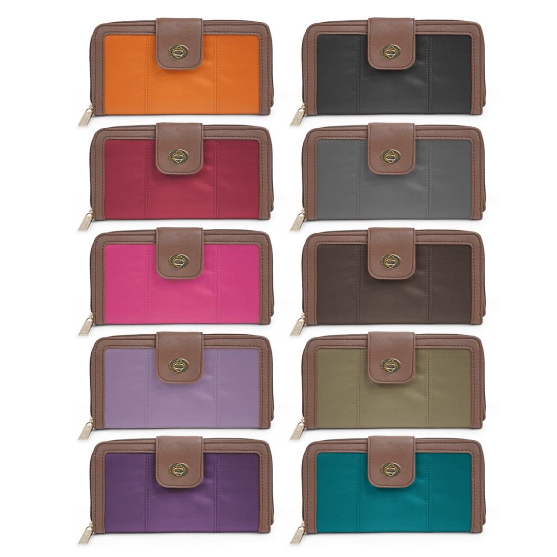 COMPAGNON ZIPPÉ TEXTILE - ASSORTIMENTS 10 COULEURS