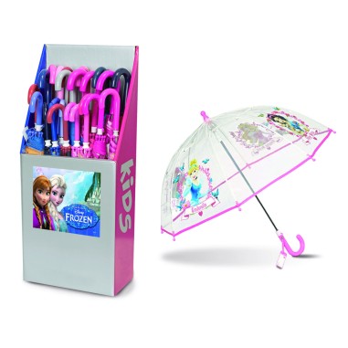 BOX PARAPLUIE ENFANT TRANSPARENT 24 PCES